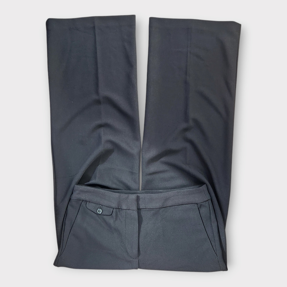 LOFT Black Wide-Leg Trousers - Picture 3 of 10